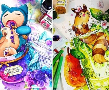 Arte de Pokémon em estilo Mangá e outros trabalhos