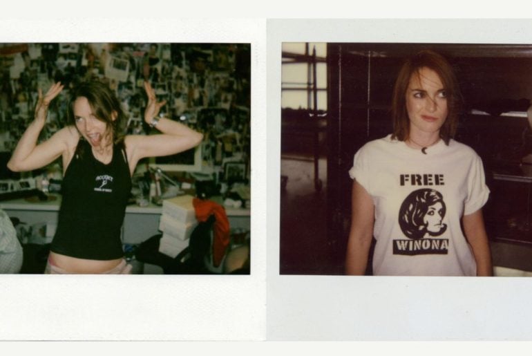 Polaroids raras de Winona Ryder capturadas no fim dos anos 1990