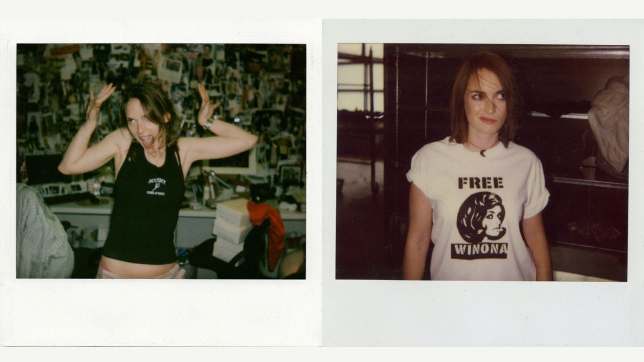 Polaroids raras de Winona Ryder capturadas no fim dos anos 1990