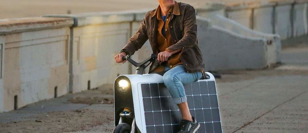 Lightfoot, uma scooter solar elétrica com autonomia de até 60 km