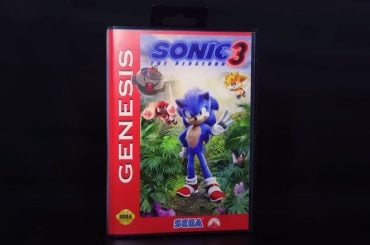 Paramount distribui cartuchos do filme Sonic 3 para Mega-Drive que realmente funcionam