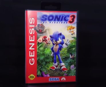 Paramount distribui cartuchos do filme Sonic 3 para Mega-Drive que realmente funcionam