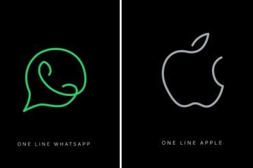 Designer recria logos famosos usando apenas uma linha ininterrupta