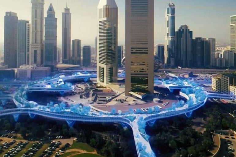 Projeto Dubai Walk vai colocar caminhos elevados e climatizados pela cidade