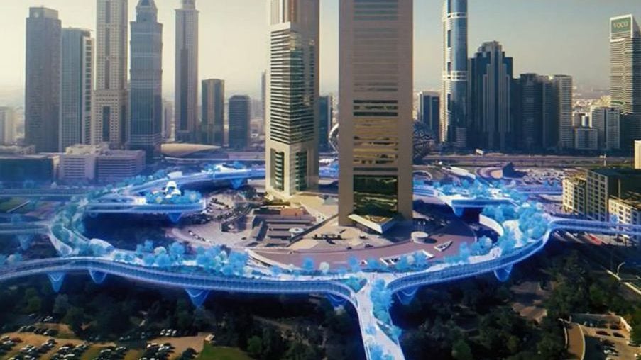 Projeto Dubai Walk vai colocar caminhos elevados e climatizados pela cidade