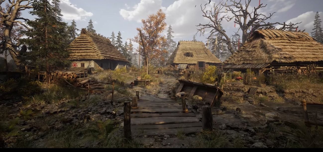 Vila medieval no Unreal Engine 5.4 mostra como poderia ser um jogo de Witcher