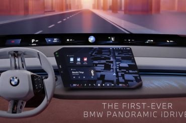 BMW Panoramic iDrive transforma o para-brisa em uma grande tela interativa