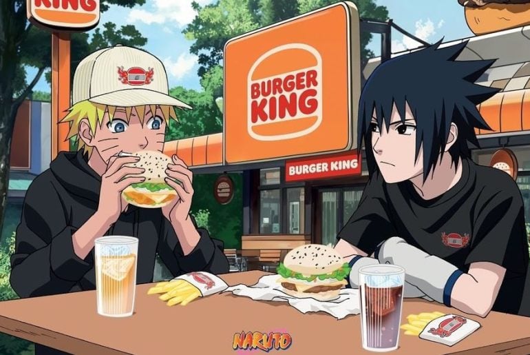 Burger King França lança menu especial inspirado em Naruto