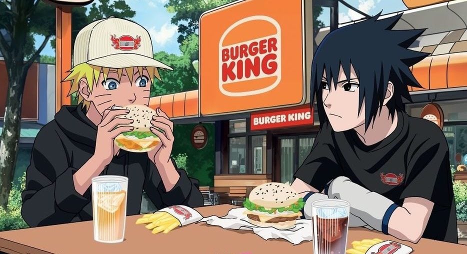 Burger King França lança menu especial inspirado em Naruto