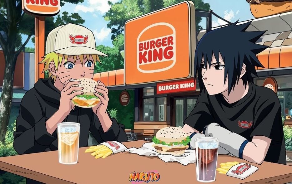 Burger King França lança menu especial inspirado em Naruto