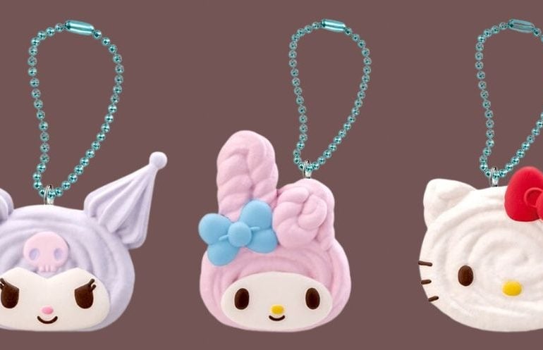 Sanrio e Bandai lançam chaveiros de biscoito com Hello Kitty, Kuromi e mais