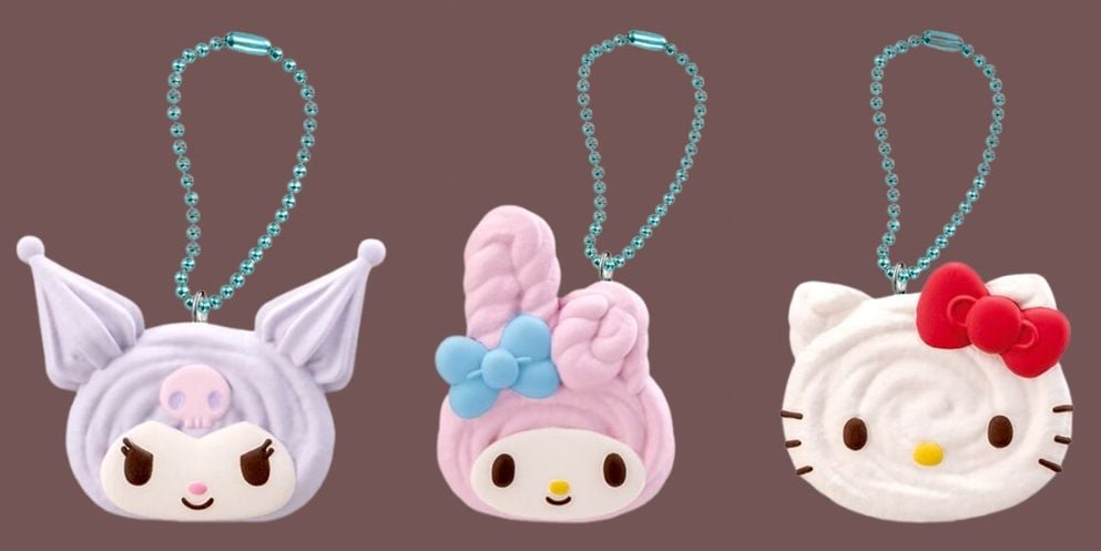 Sanrio e Bandai lançam chaveiros de biscoito com Hello Kitty, Kuromi e mais