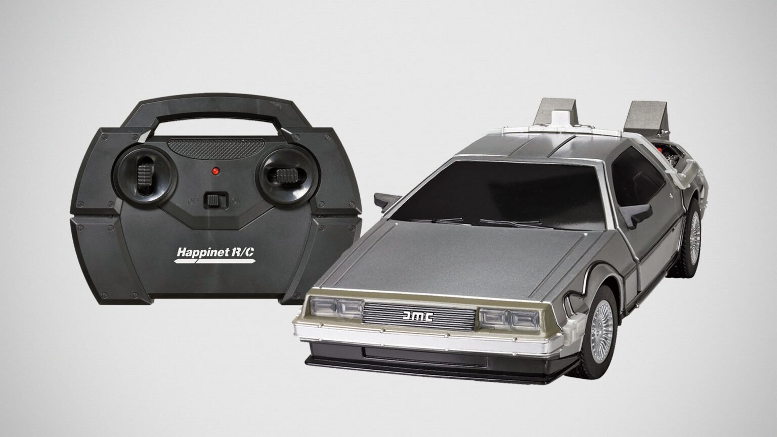 O DeLorean de controle remoto é pura nostalgia