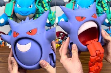 Gengar feito com impressão 3D tem língua que se mexe e merece virar um brinquedo oficial