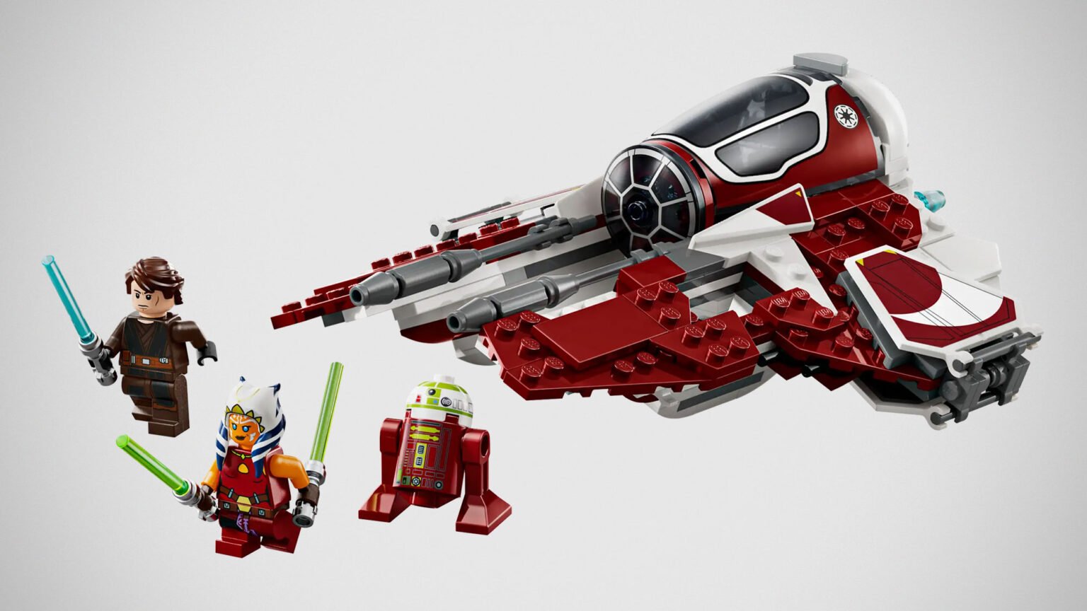 Ahsoka e Anakin de volta em forma de LEGO: Interceptor Jedi da Ahsoka