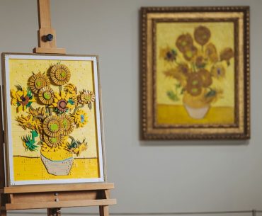 LEGO Girassóis recria a famosa obra de Van Gogh com peças de montar