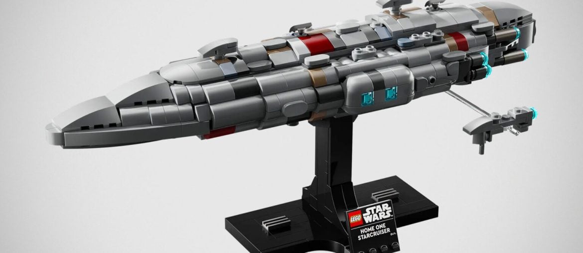 LEGO Star Wars Home One Starcruiser tem 33 cm de comprimento