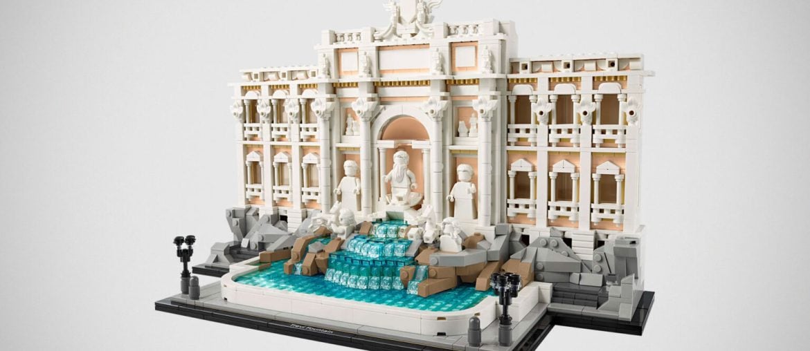 De Bloco em Bloco até Roma: LEGO da Fonte de Trevi traz a beleza barroca