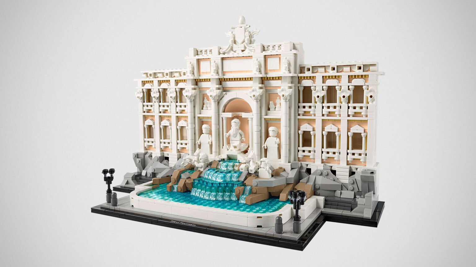 De Bloco em Bloco até Roma: LEGO da Fonte de Trevi traz a beleza barroca