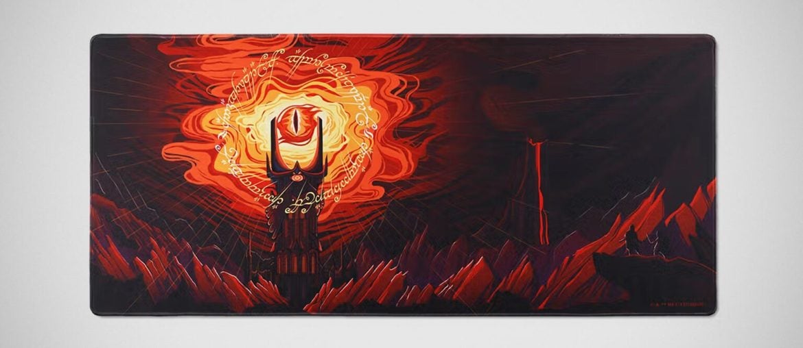 Mousepad da Torre de Sauron deixa o setup de qualquer fã mais bonito