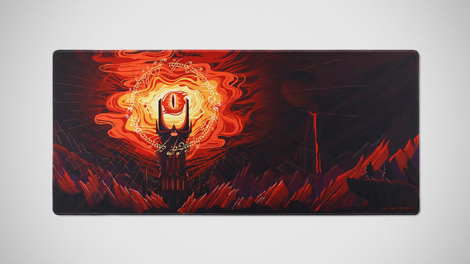 Mousepad da Torre de Sauron deixa o setup de qualquer fã mais bonito