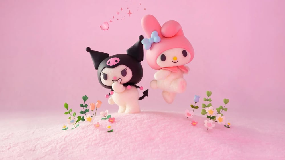 My Melody e Kuromi terá série de anime em Stop-Motion na Netflix