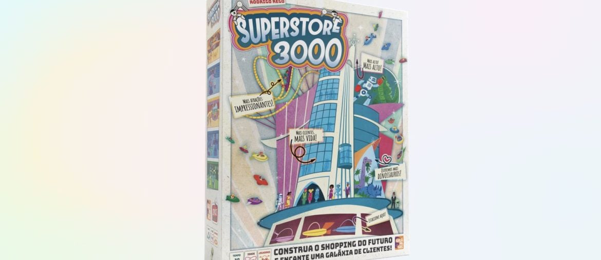 Jogo de tabuleiro Superstore 3000 já está disponível nas lojas do Brasil