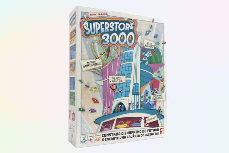 Jogo de tabuleiro Superstore 3000 já está disponível nas lojas do Brasil