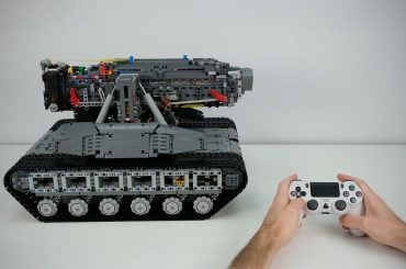 Tanque de LEGO incrível pode ser controlado com um controle de PS4