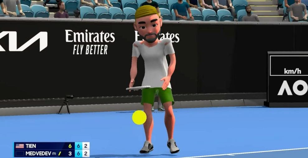 Campeonato de Tênis da Austrália transforma o esporte com transmissões animadas ao estilo Wii Sports