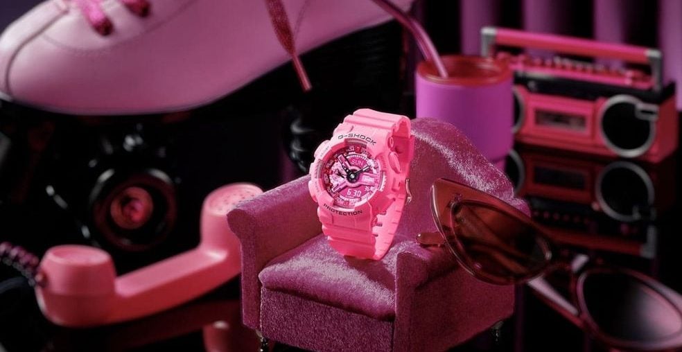 Barbie e Casio lançam G-Shock Rosa em Edição Limitada que une estilo e funcionalidade