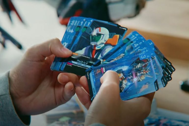 Chegou um jogo de cartas de GUNDAM, e tem trailer