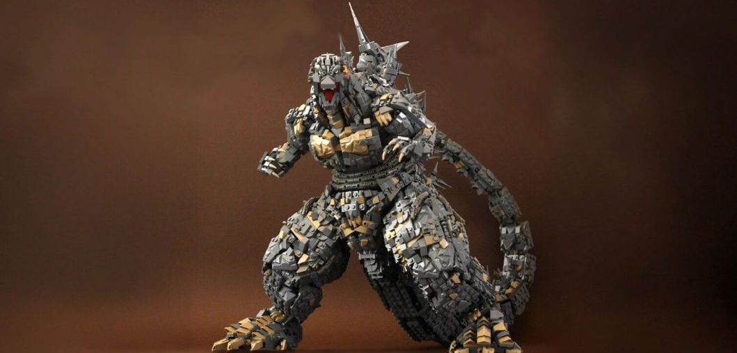 Artista cria LEGO do Godzilla Minus One