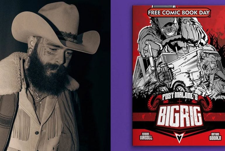 Post Malone e Michael Bay lançam Big Rig: Uma graphic novel que será transformada em filme