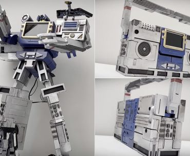 Fã cria robô Soundwave do Transformers usando impressora 3D