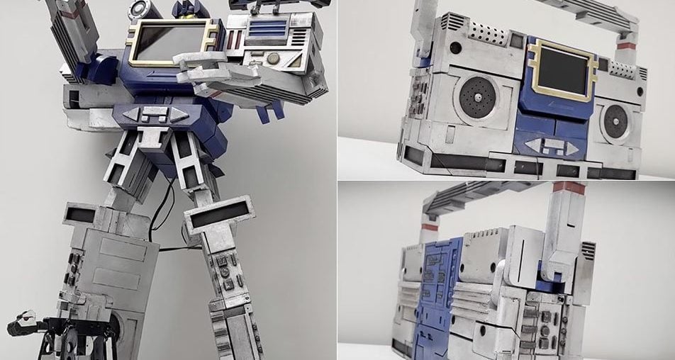 Fã cria robô Soundwave do Transformers usando impressora 3D