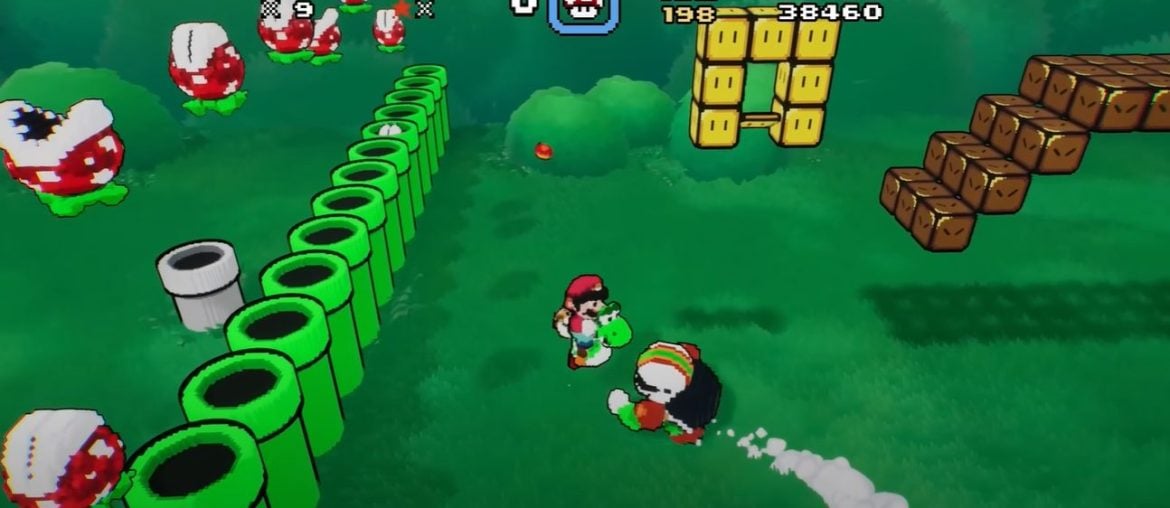 Fã recria Super Mario World em 3D usando Unreal Engine 5