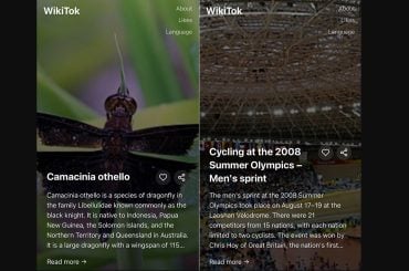 WikiTok transforma a Wikipedia em um feed infinito de artigos