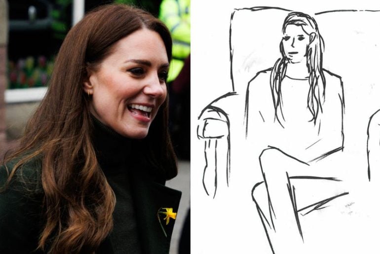 Kate Middleton e seus filhos criam desenhos um do outro para celebrar a criatividade na infância