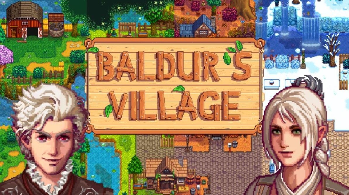 BALDUR’S GATE 3 e STARDEW VALLEY se juntam em Mod que traz elementos de RPG para o mundo da agricultura