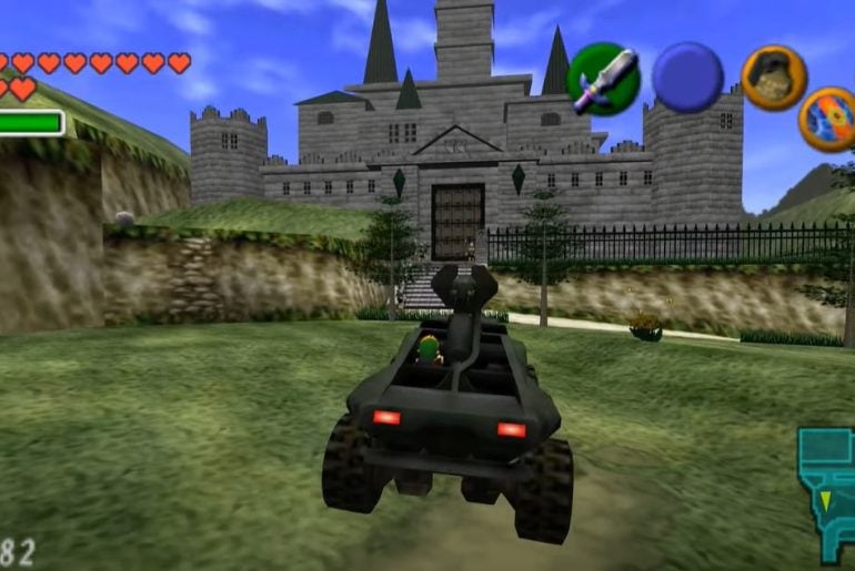 Halo e Zelda Ocarina of Time se encontram em incrível mashup