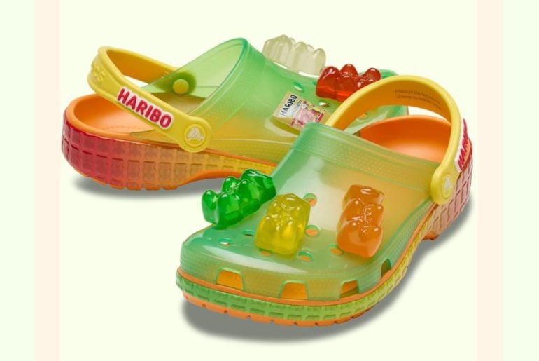 Haribo e Crocs trazem um toque de goma para os clássicos Crocs