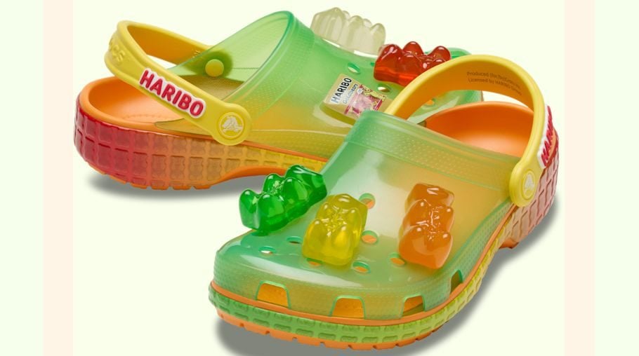 Haribo e Crocs trazem um toque de goma para os clássicos Crocs