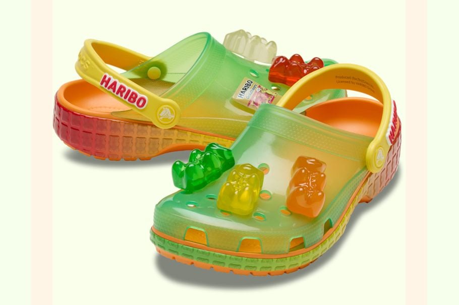 Haribo e Crocs trazem um toque de goma para os clássicos Crocs