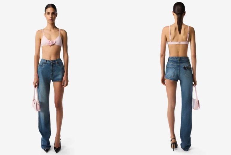 Jeans de uma perna só viram sensação e dividem opiniões: tendência ou metade de um look?