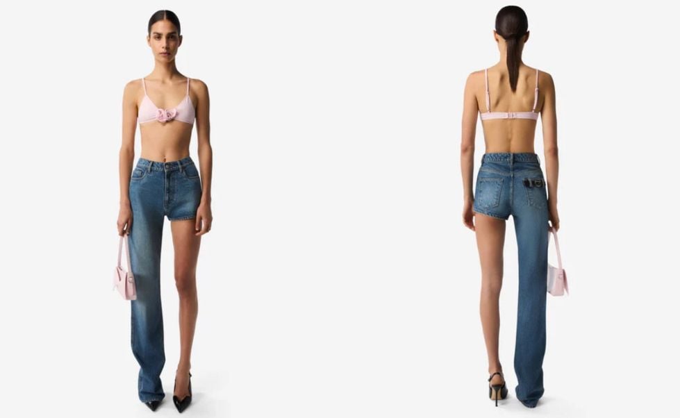 Jeans de uma perna só viram sensação e dividem opiniões: tendência ou metade de um look?