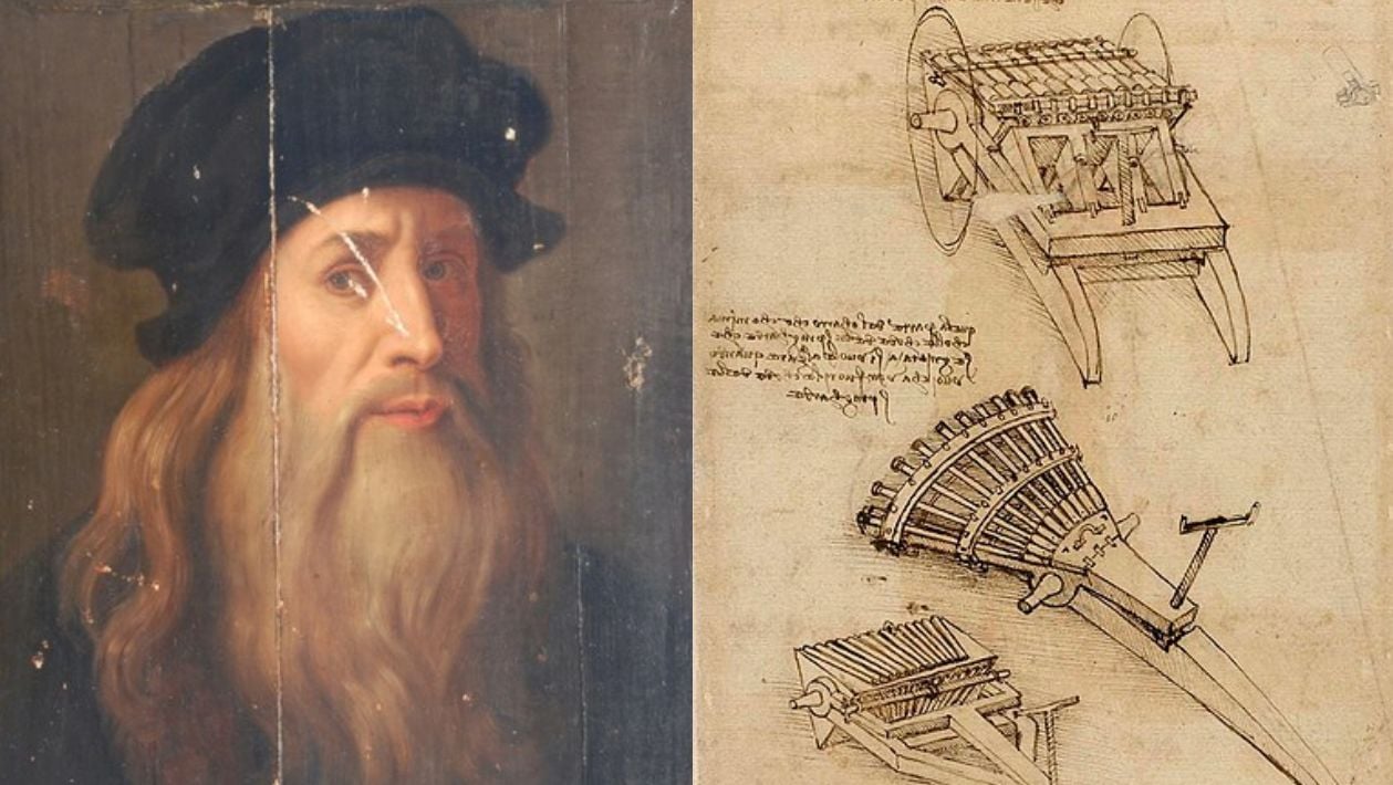 Esboços de Leonardo da Vinci revelam passagens secretas no Castelo Sforza