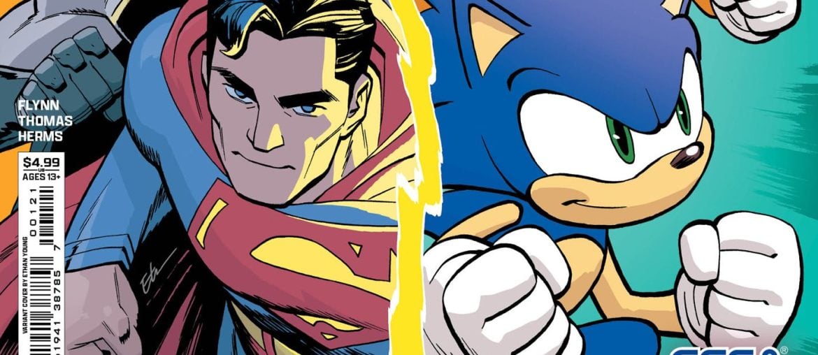 Sonic e Liga da Justiça: Veja as primeiras imagens do crossover