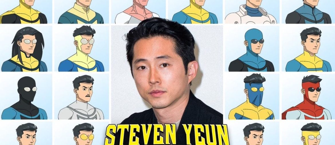 Steven Yeun vai dublar 18 novos personagens em Invencível, e isso é mais doido do que parece