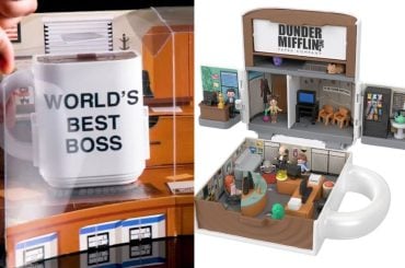 Playset inspirado em The Office tem caneca ‘Melhor Chefe do Mundo’